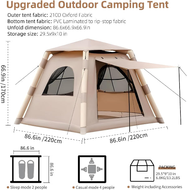 Inflatable 2-4 person AirTent